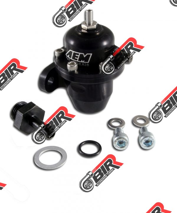 Regulador de Bencina Aem 25-303BK / Riel Honda Retorno en 90°